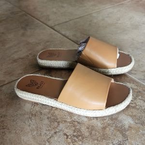 Espadrille slides size 6 brand new never worn